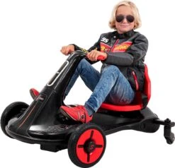 Elektro Kart Driftscooter Axxis In Schwarz/Rot