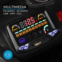 Elektroauto Audi Q7 4M In Schwarz Matt -Bester Spielzeug Geschäft actionbikes motors elektroauto audi q7 4m in schwarz matt 4