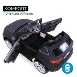 Elektroauto Audi Q7 4M In Schwarz Matt -Bester Spielzeug Geschäft actionbikes motors elektroauto audi q7 4m in schwarz matt 6