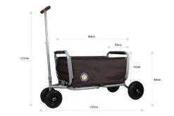 Beachtrekker LiFe Faltbarer Bollerwagen (Rot) + Bremse + Sonnenverdeck -Bester Spielzeug Geschäft beachtrekker beachtrekker life faltbarer bollerwagen rot bremse sonnenverdeck 2