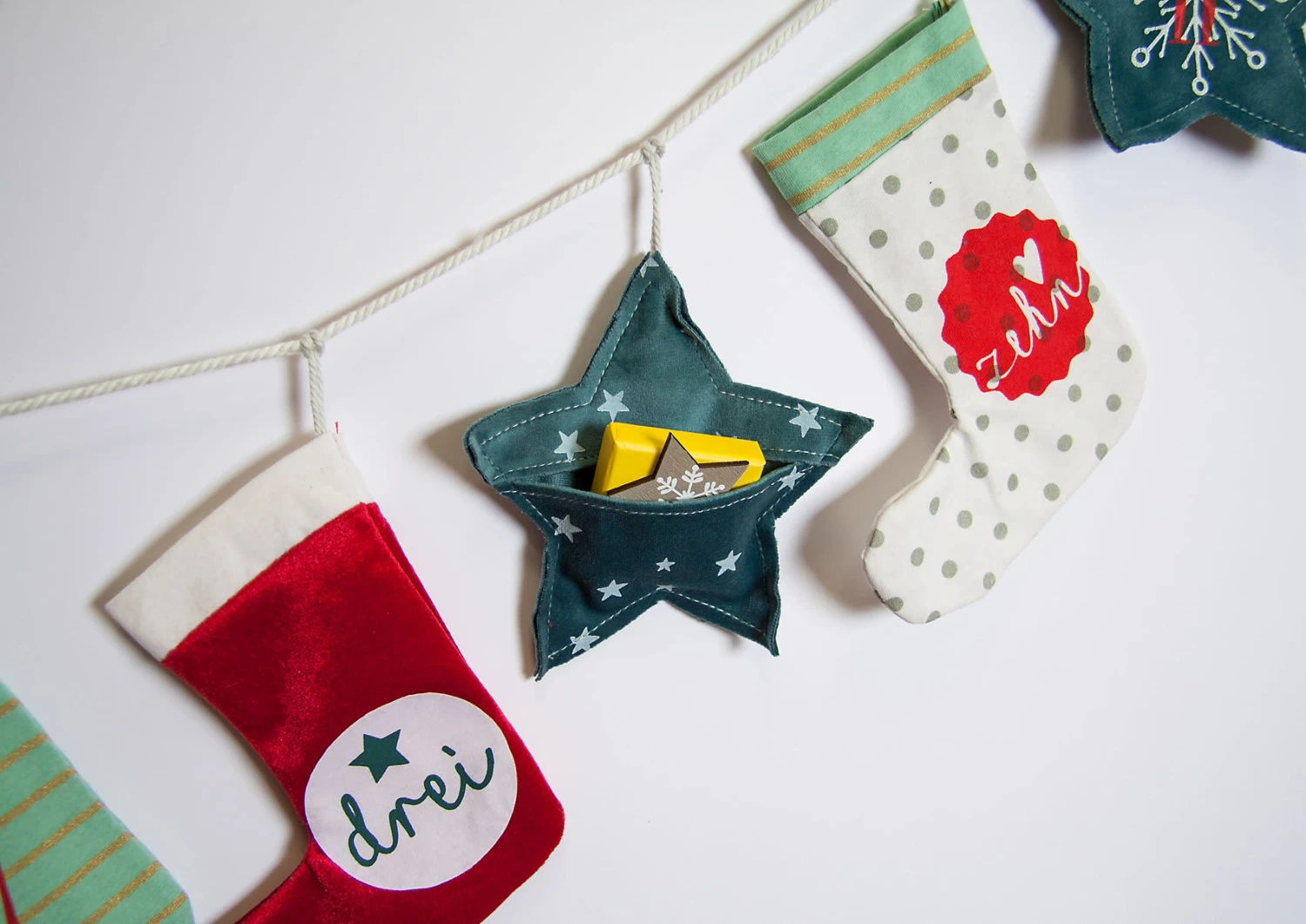 Adventskalender / Säckchen 20 X 250 Cm 3 Adventskalender / Säckchen 20 X 250 Cm – Bild 3