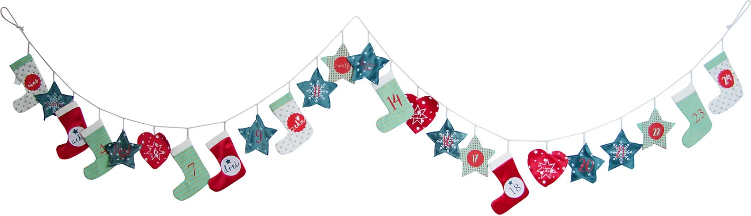 Adventskalender / Säckchen 20 X 250 Cm 1 Adventskalender / Säckchen 20 X 250 Cm