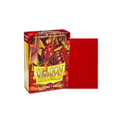 Dragon Shield Japanische Größe Kartenhüllen Matte Crimson (60)