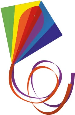 Einleinerdrachen Classic, 70 X 70 Cm