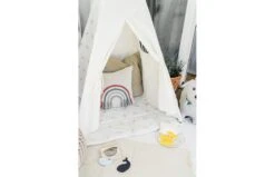 Baumwollkissen-Bezug In Regenbogen Design -Bester Spielzeug Geschäft kindsgut baumwollkissen bezug in regenbogen design 2