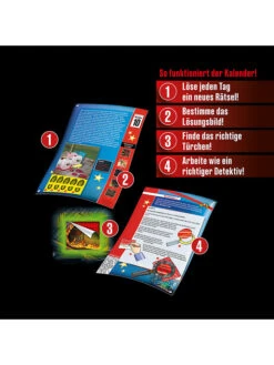 Kosmos Adventskalender "Die Drei ???" - Ab 8 Jahren -Bester Spielzeug Geschäft kosmos adventskalender die drei ab 8 jahren 2