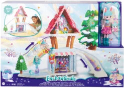 MATTEL Enchantimals Hasen-Skihütte (ca. 63 cm) Mit Bevy Bunny-Puppe (ca. 15 cm) -Bester Spielzeug Geschäft mattel enchantimals hasen skihutte ca 63 cm mit bevy bunny puppe ca 15 cm 6
