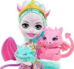 MATTEL Royal Enchantimals Deanna Dragon Familie -Bester Spielzeug Geschäft mattel royal enchantimals deanna dragon familie 3