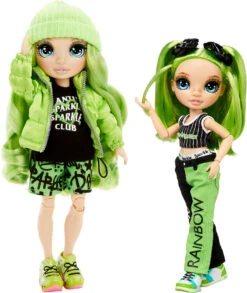 MGA Rainbow High Junior High Fashion Doll - Jade Hunter (Green) -Bester Spielzeug Geschäft mga rainbow high junior high fashion doll jade hunter green 7