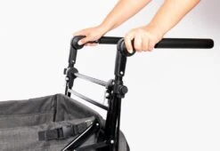 Pinolino Klappbollerwagen 'AddPlus' Mit Bremse In Schwarz -Bester Spielzeug Geschäft pinolino klappbollerwagen addplus mit bremse in schwarz 4