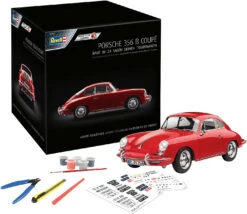 Revell Adventskalender Porsche 356 B Coupé Easy-click-system, Bausatz Zum Zusammen...