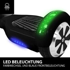 Hoverboard W1 In Schwarz -Bester Spielzeug Geschäft robway hoverboard w1 in schwarz 7