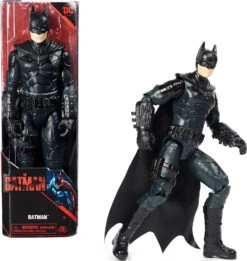 SPIN MASTER Batman "The Batman" 30cm Batman-Actionfigur Mit Stoffumhang Im Authentische...