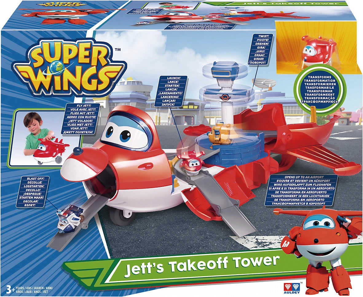 Super Wings Jett's Take-off Tower Spielset 1 Super Wings Jett's Take-off Tower Spielset