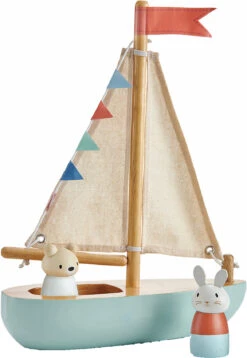 Tender Leaf Toys Segelboot