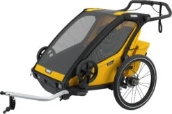 Thule Chariot Sport, Multisport-Fahrradanhänger Zweisitzer, Spectra Gelb